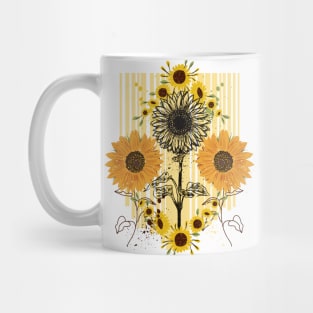 Little Aesthetic Sunflower Mug